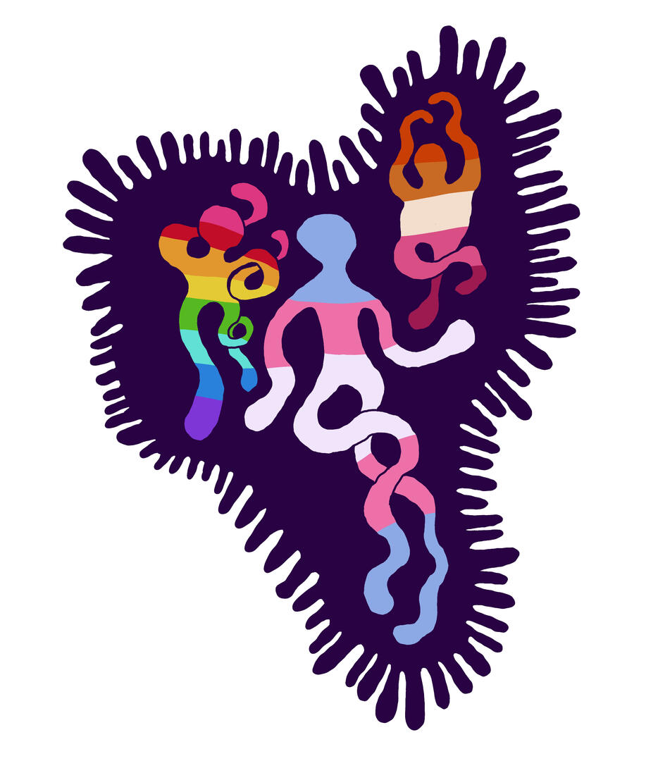 pride organism, digital (clip studio paint) 2022